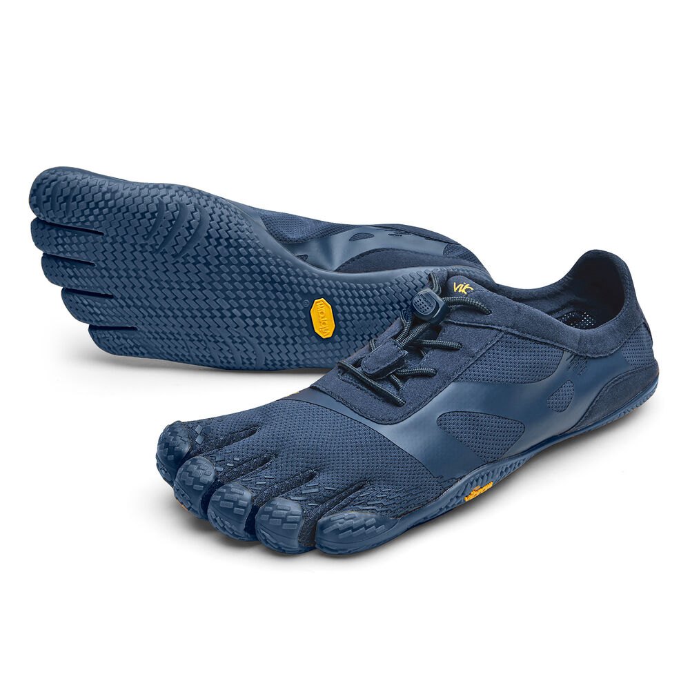 Vibram Five Fingers Mens Training Shoes - Navy - KSO EVO - 27065-LPKH